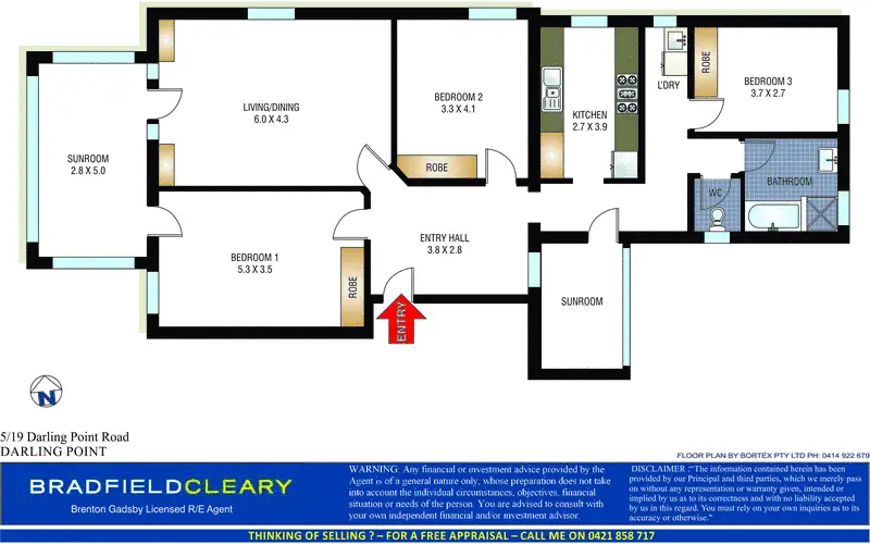 5/19 Darling Point Road, Darling Point Sold by Bradfield Badgerfox - image 1