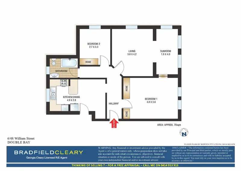 6/48 William Street, Double Bay Sold by Bradfield Badgerfox - image 1
