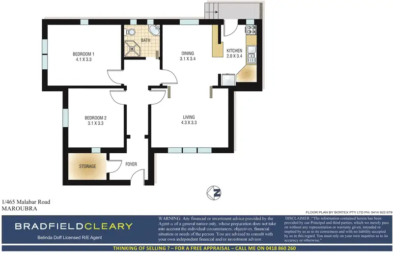 1/465 Malabar Road, Maroubra Sold by Bradfield Badgerfox - image 1