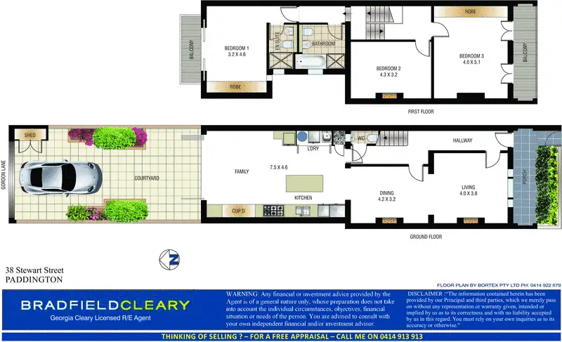 38 Stewart Street, Paddington Sold by Bradfield Badgerfox - image 1