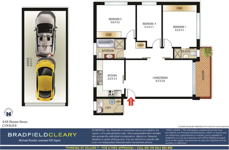 4/68 Bream Street, Coogee Sold by Bradfield Badgerfox - image 1