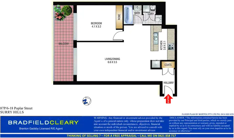 87P/6-18 Poplar Street, Surry Hills Sold by Bradfield Badgerfox - image 1