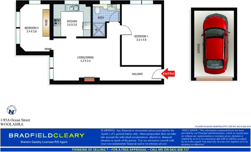 1/85A Ocean Street, Woollahra Sold by Bradfield Badgerfox - image 1