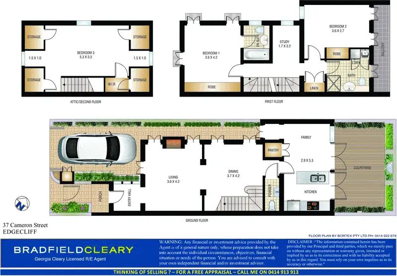 37 Cameron Street, Edgecliff Sold by Bradfield Badgerfox - image 1