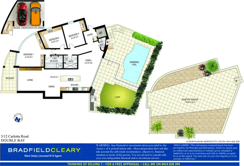 3/12 Carlotta Road, Double Bay Sold by Bradfield Badgerfox - image 1