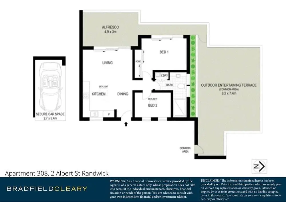 308/2 Albert Street, Randwick Sold by Bradfield Badgerfox - image 1
