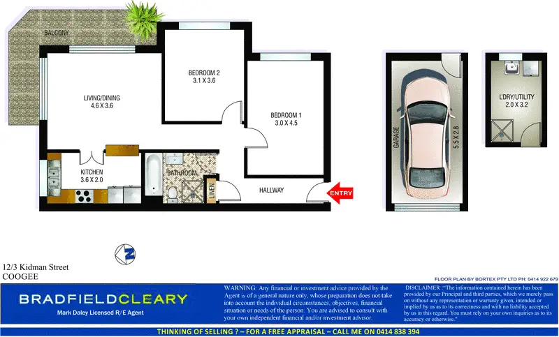 12/3 Kidman Street, Coogee Sold by Bradfield Badgerfox - image 1