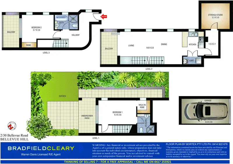 2/30 Bellevue Road, Bellevue Hill Sold by Bradfield Badgerfox - image 1