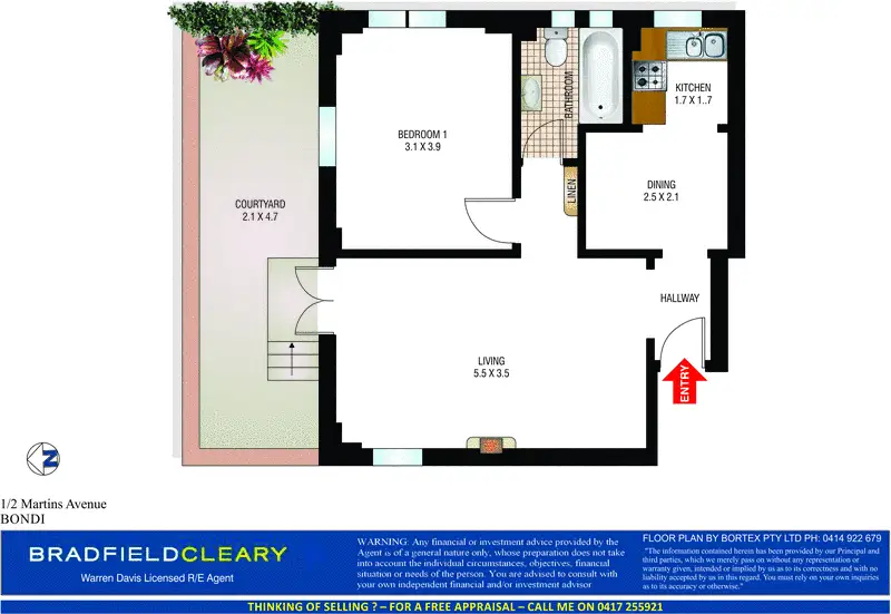 1/2 Martins Avenue, Bondi Sold by Bradfield Badgerfox - image 1