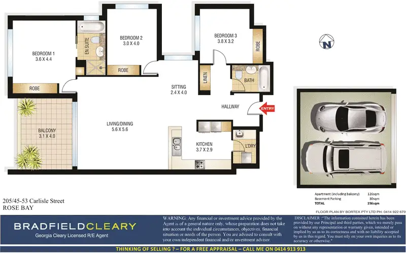 205/45-53 Carlisle Street, Rose Bay Sold by Bradfield Badgerfox - image 1
