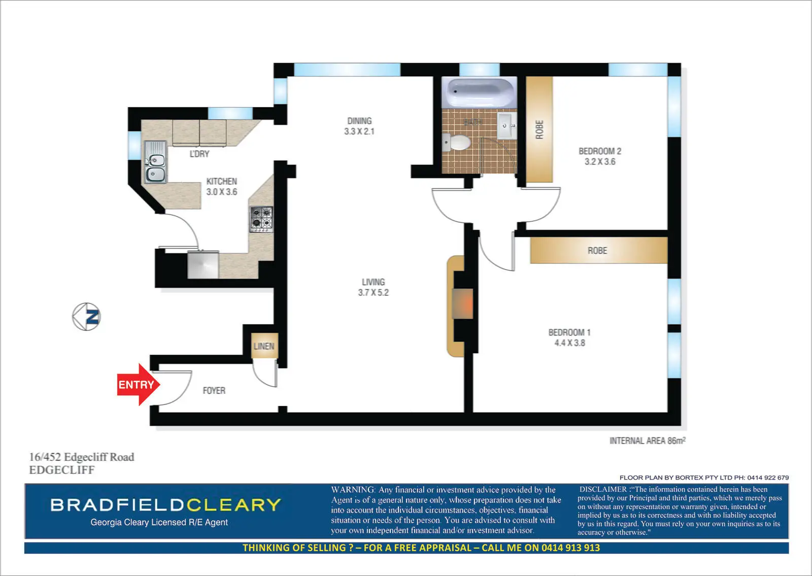 16/452 Edgecliff Road, Edgecliff Sold by Bradfield Badgerfox - image 1