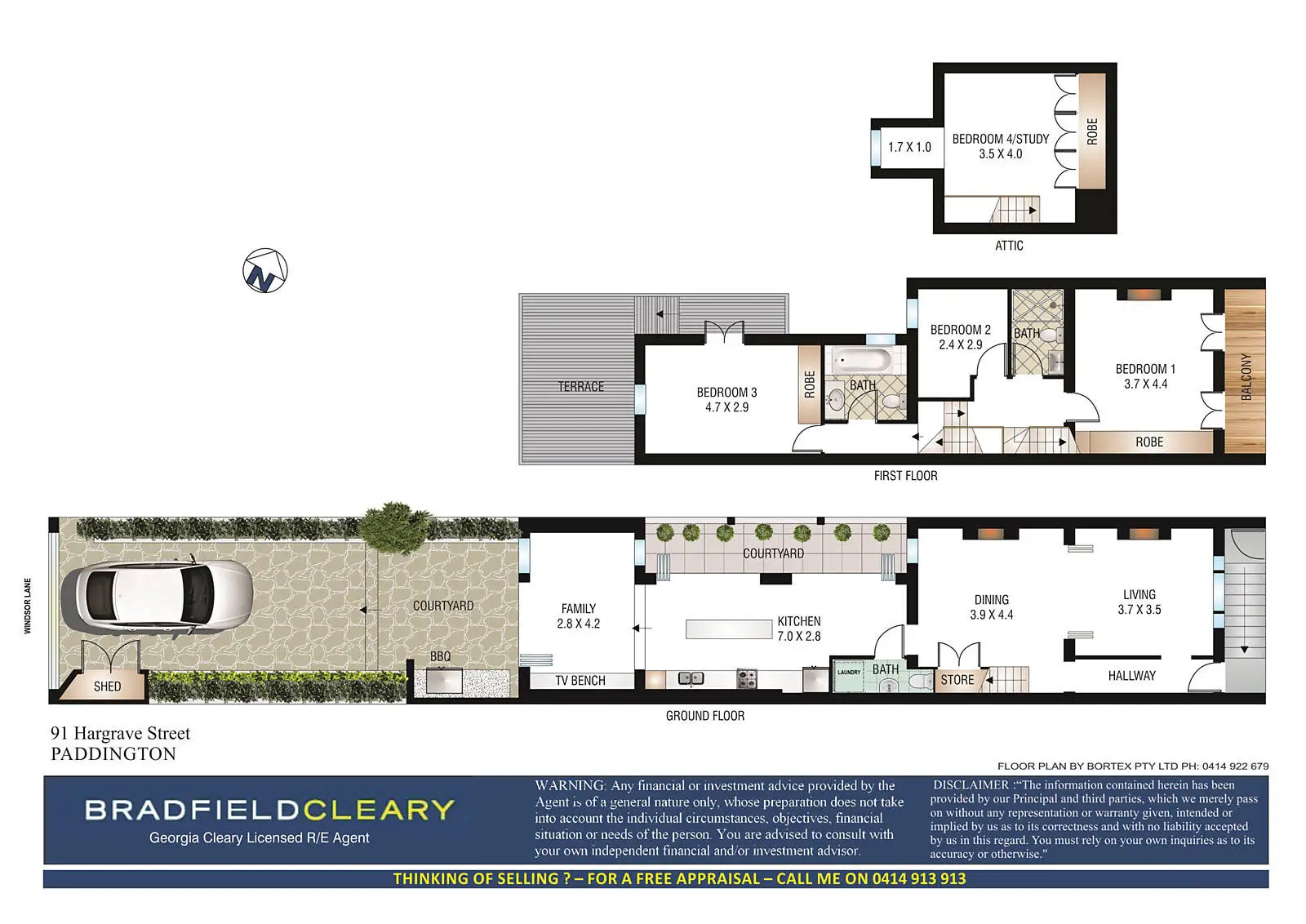 91 Hargrave Street, Paddington Sold by Bradfield Badgerfox - image 1