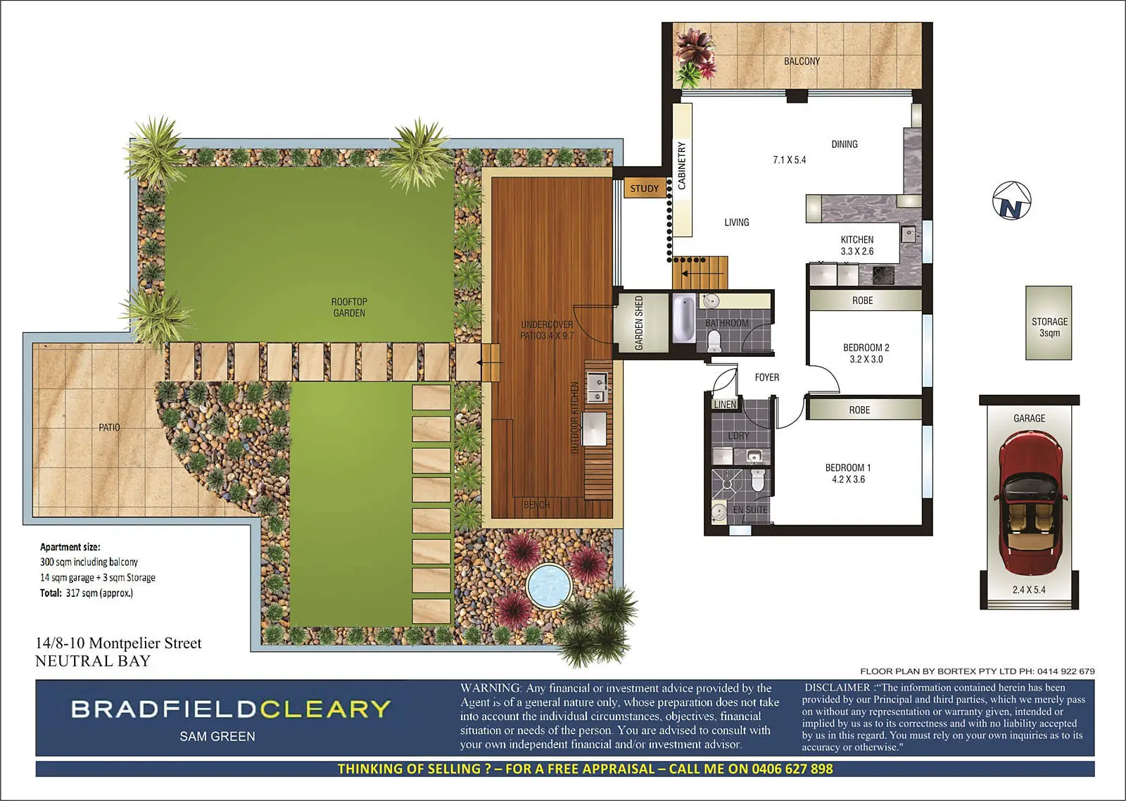 14/8-10 Montpelier Street, Neutral Bay Sold by Bradfield Badgerfox - image 1