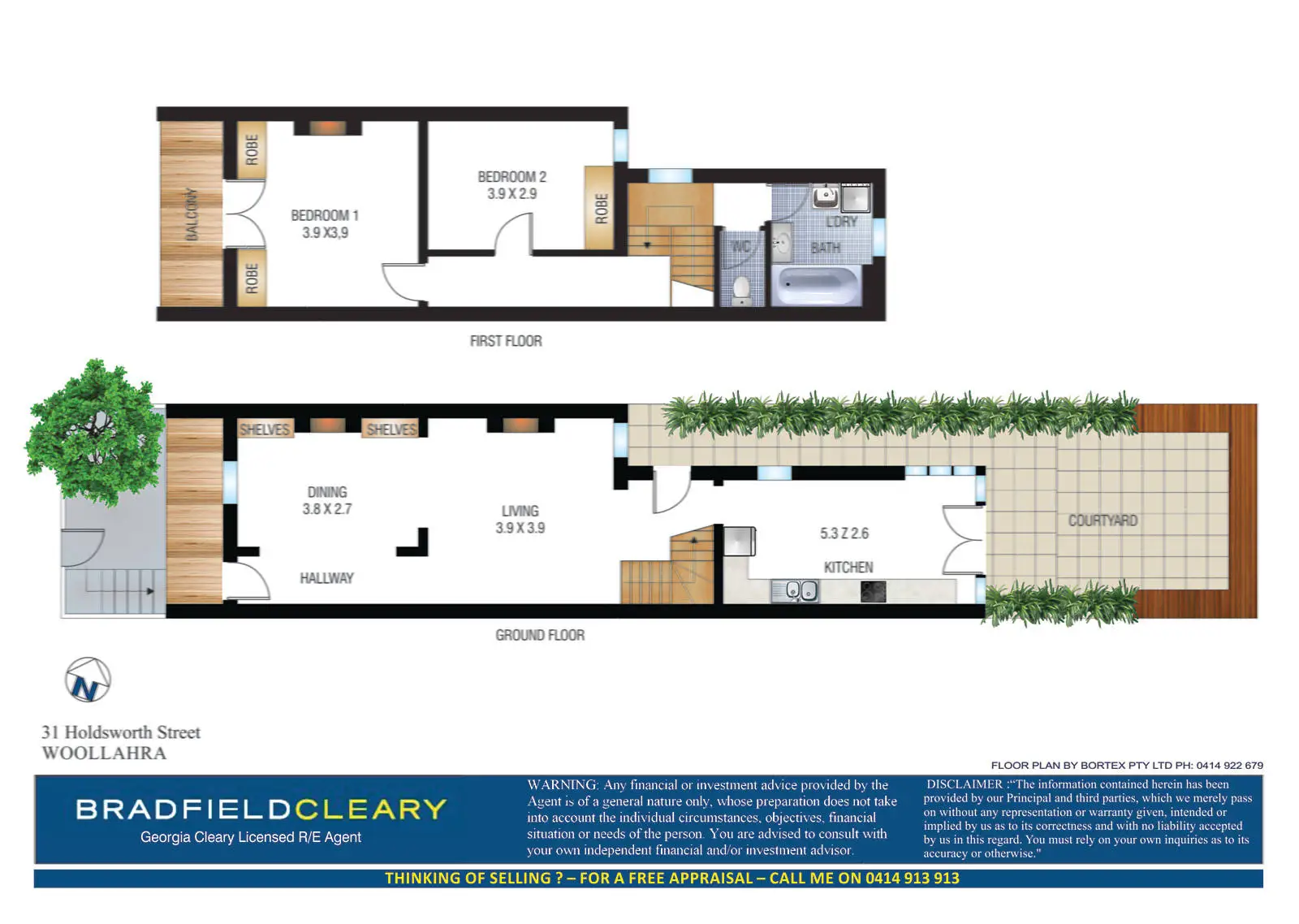 31 Holdsworth Street, Woollahra Sold by Bradfield Badgerfox - image 1