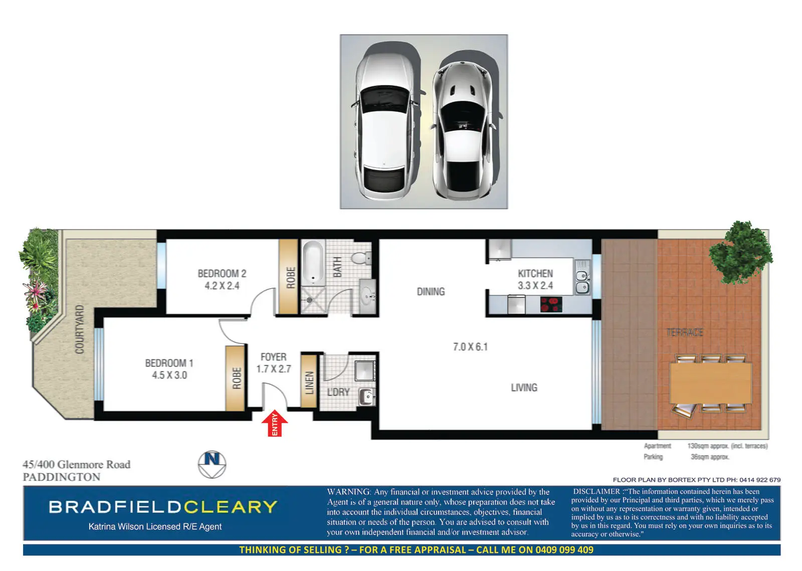 45/400 Glenmore Road, Paddington Sold by Bradfield Badgerfox - image 1