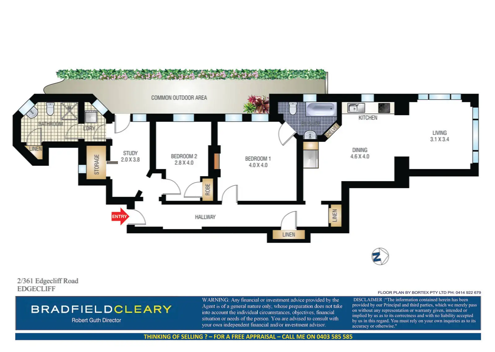 2/361 Edgecliff Road, Edgecliff Sold by Bradfield Badgerfox - image 1