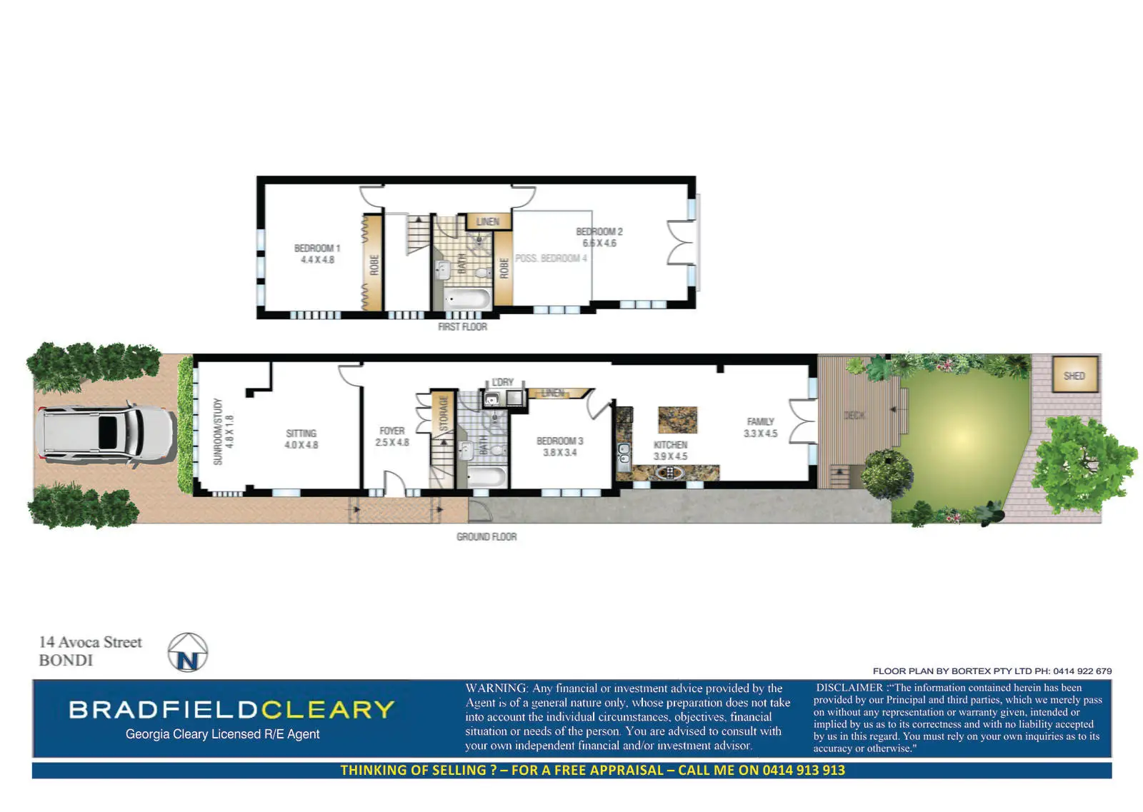 14 Avoca Street, Bondi Sold by Bradfield Badgerfox - image 1