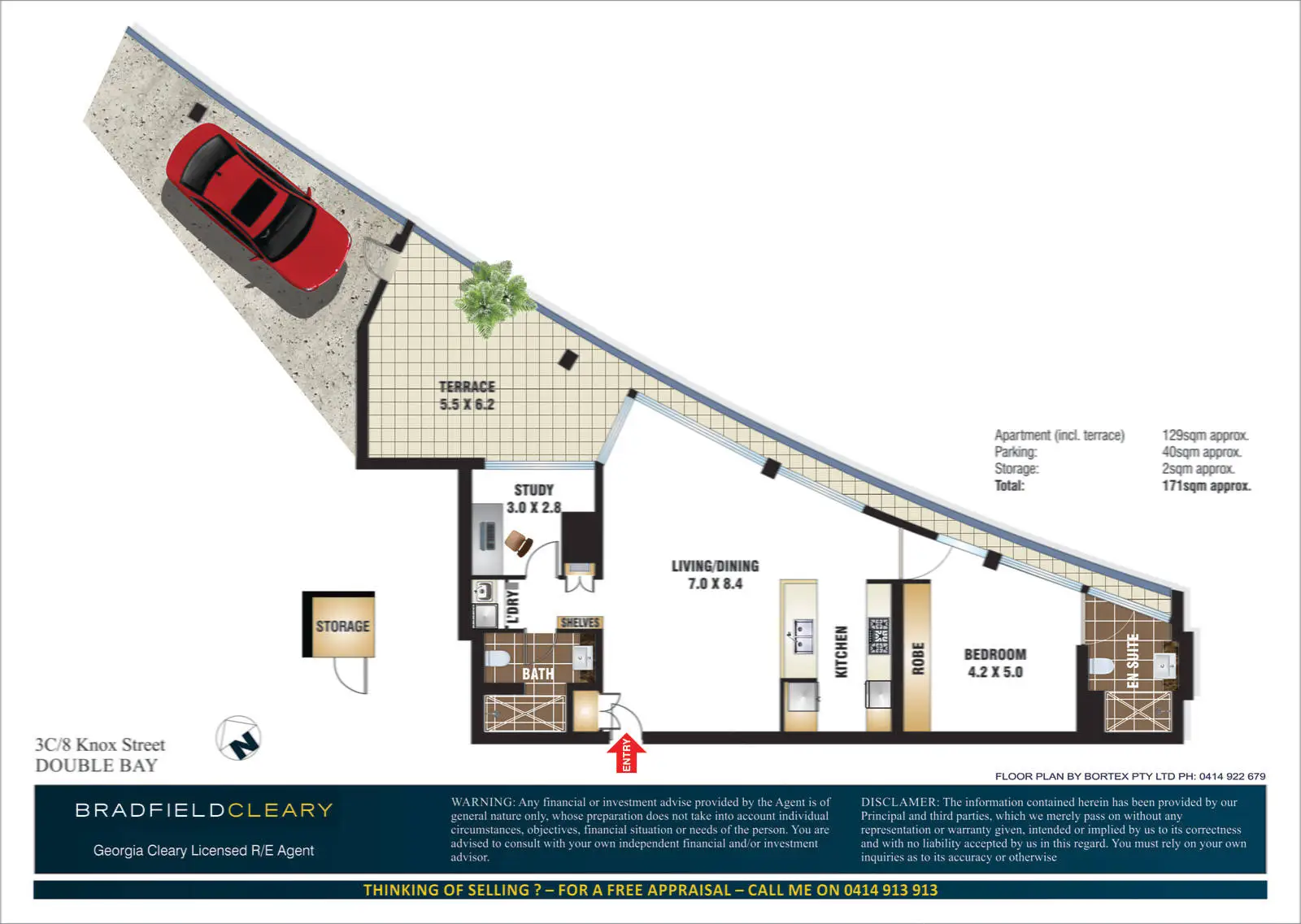 3C/8 Knox Street, Double Bay Sold by Bradfield Badgerfox - image 1