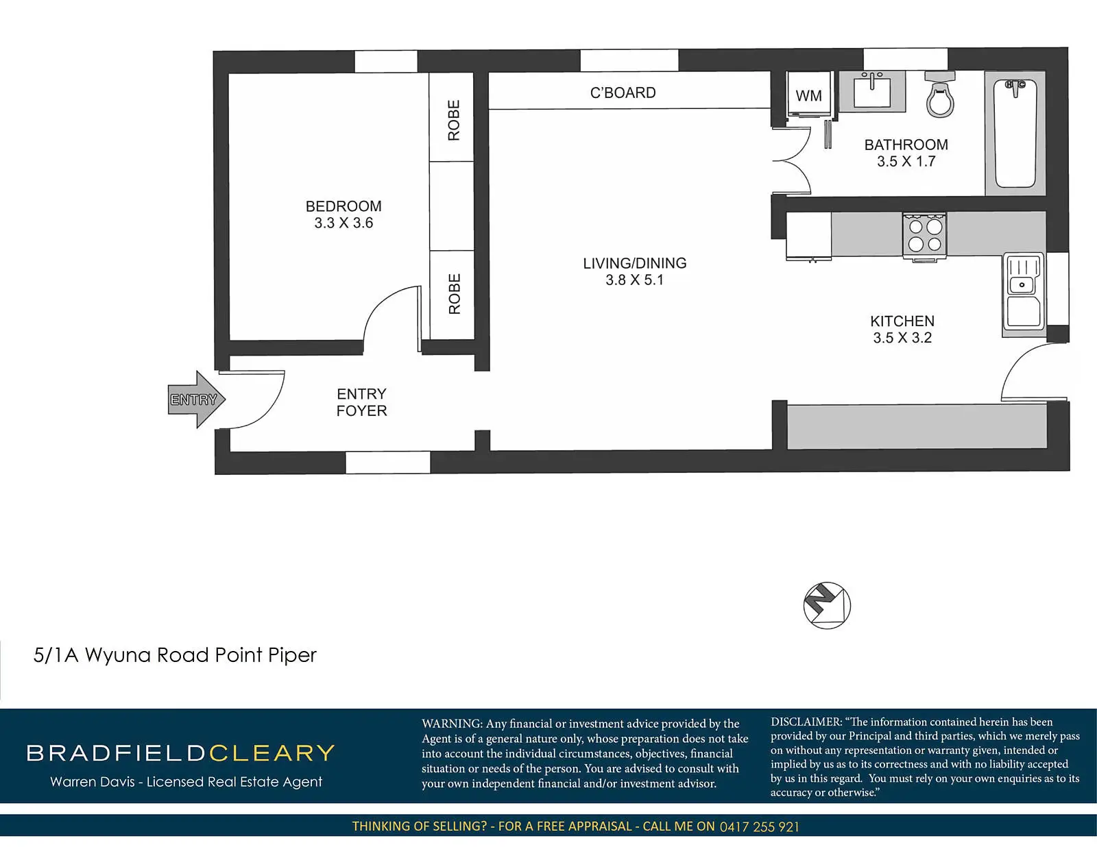 5/1A Wyuna Road, Point Piper Sold by Bradfield Badgerfox - image 1