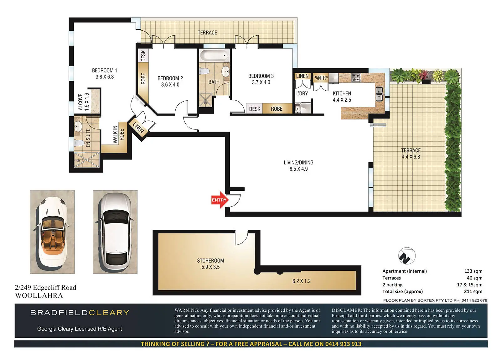 2/249 Edgecliff Road, Woollahra Sold by Bradfield Badgerfox - image 1