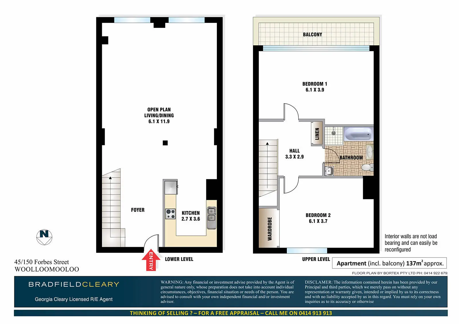 45/150-166 Forbes Street, Woolloomooloo Sold by Bradfield Badgerfox - image 1