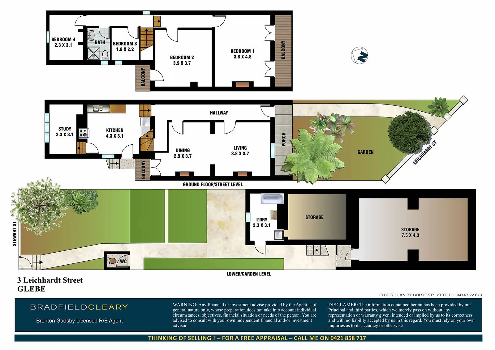 3 Leichhardt Street, Glebe Sold by Bradfield Badgerfox - image 1