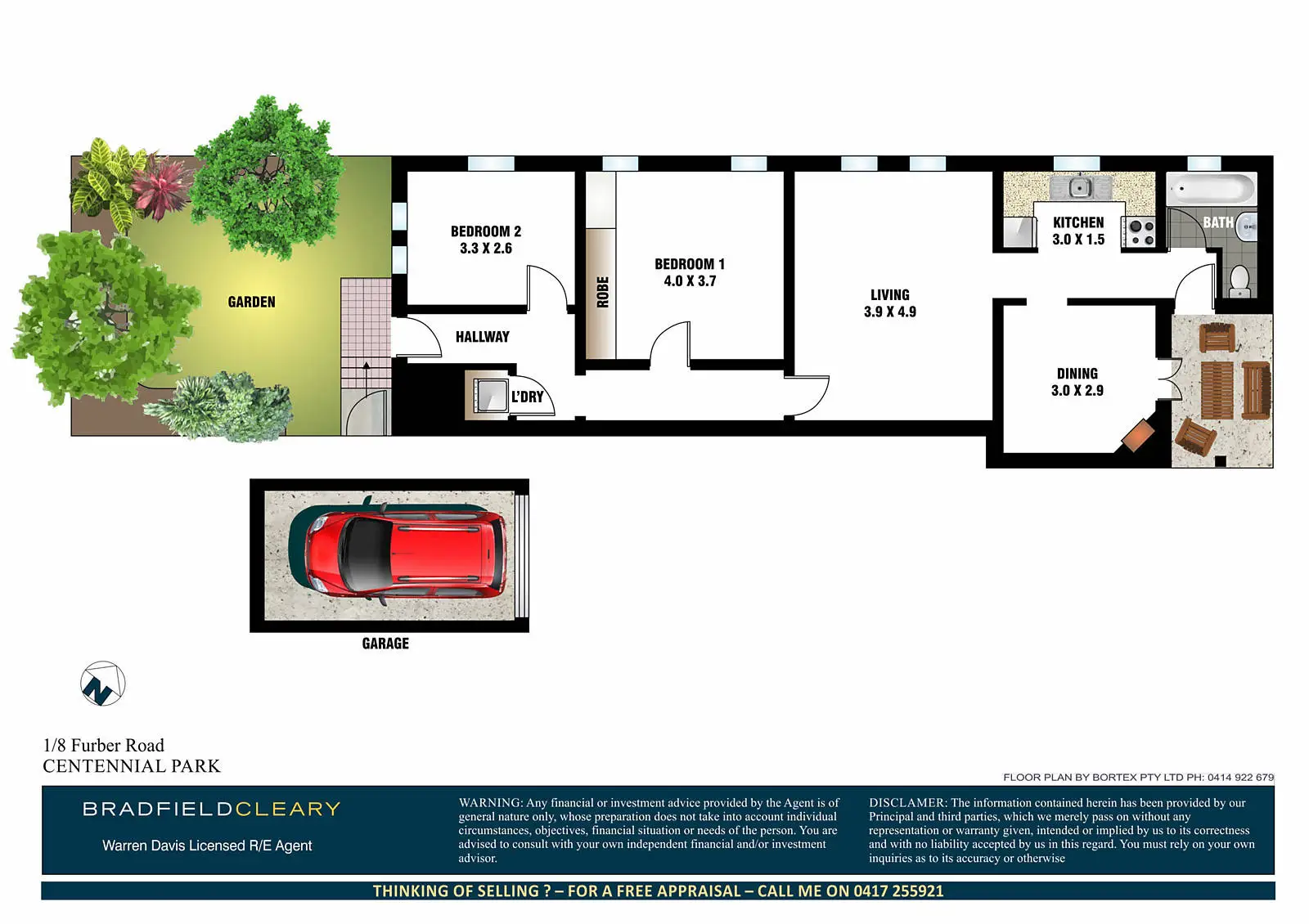 1/8 Furber Road, Centennial Park Sold by Bradfield Badgerfox - image 1