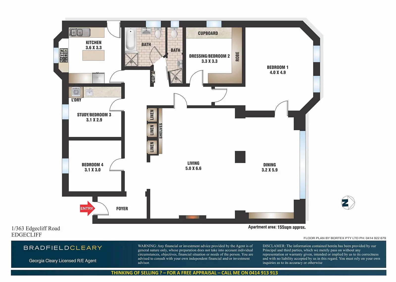 1/363 Edgecliff Road, Edgecliff Sold by Bradfield Badgerfox - image 1