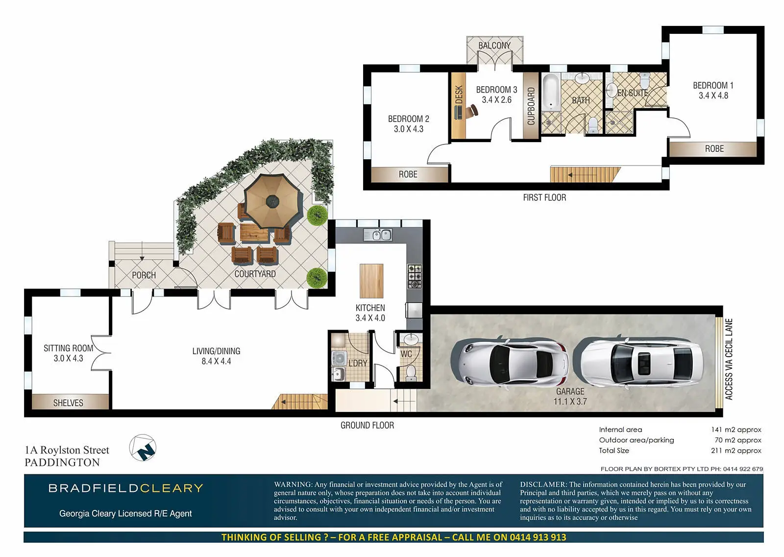 1A Roylston Street, Paddington Sold by Bradfield Badgerfox - image 1
