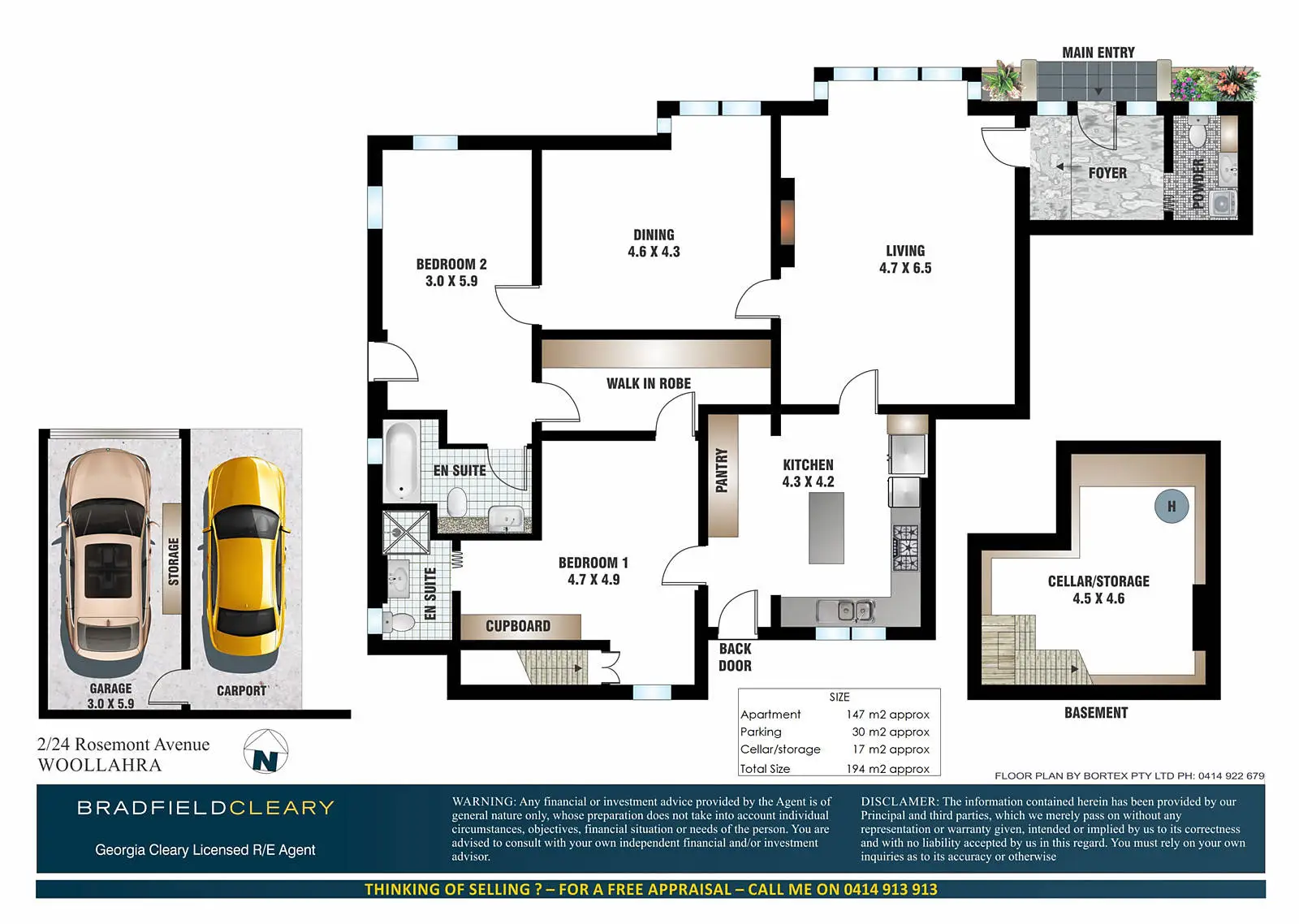 2/24 Rosemont Avenue, Woollahra Sold by Bradfield Badgerfox - image 1