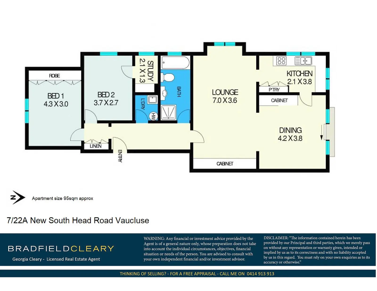 7/22A New South Head Road, Vaucluse Sold by Bradfield Badgerfox - image 1