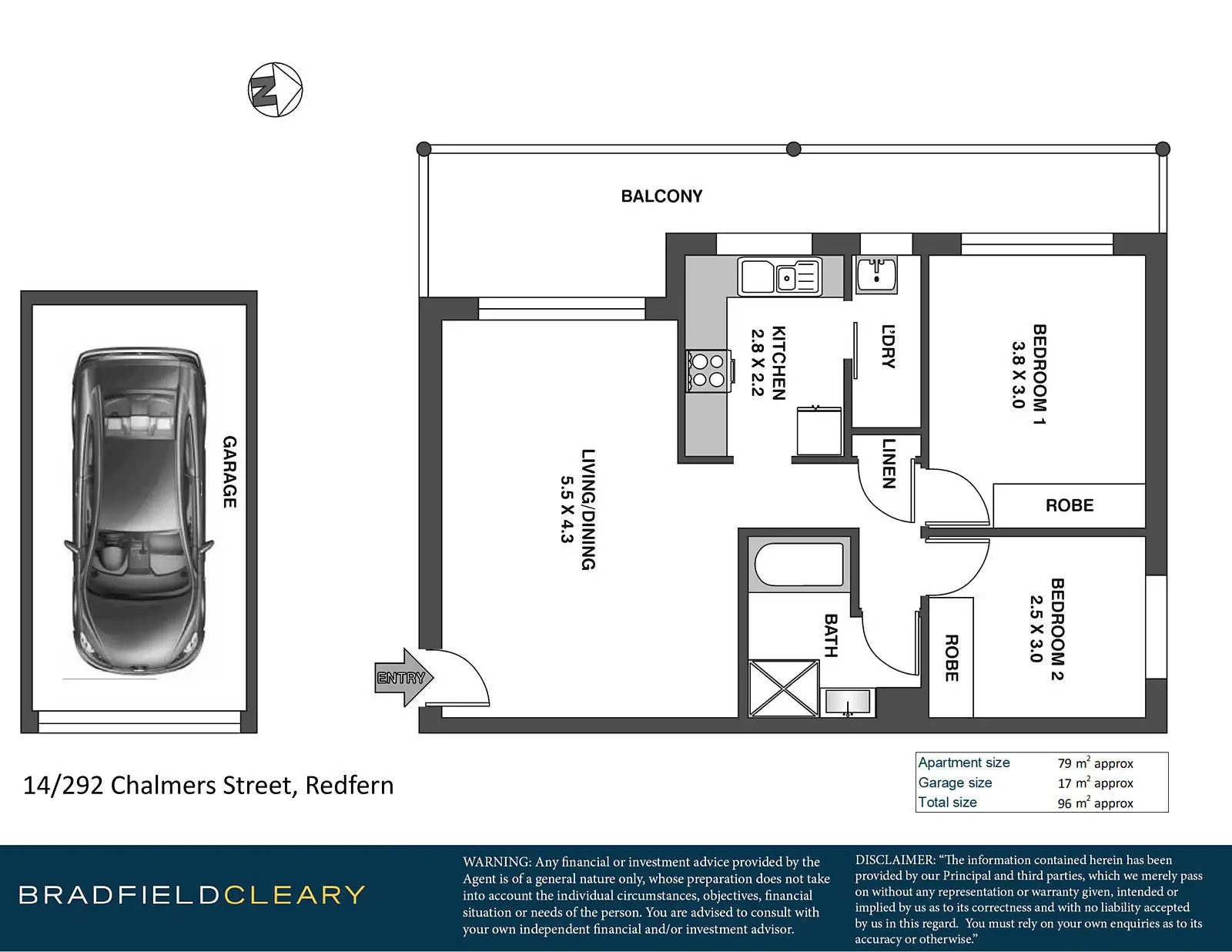 14/292 Chalmers Street, Redfern Sold by Bradfield Badgerfox - image 1