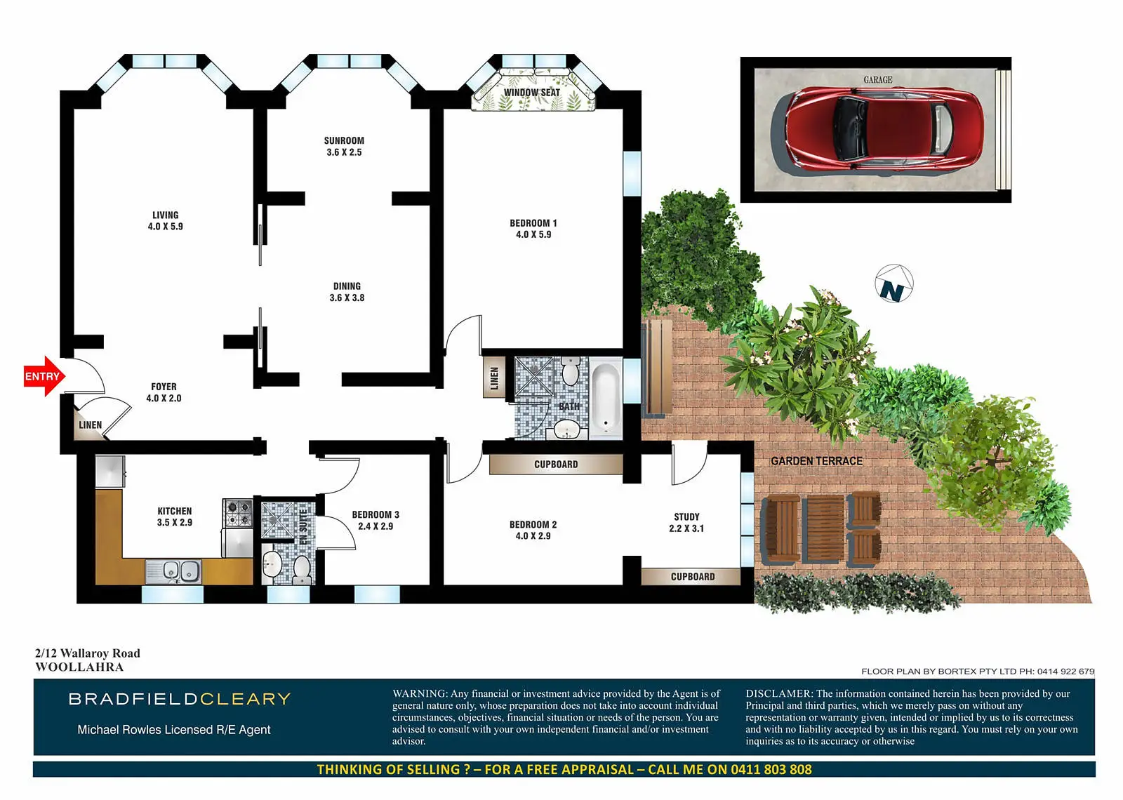 2/12 Wallaroy Road, Woollahra Sold by Bradfield Badgerfox - image 1