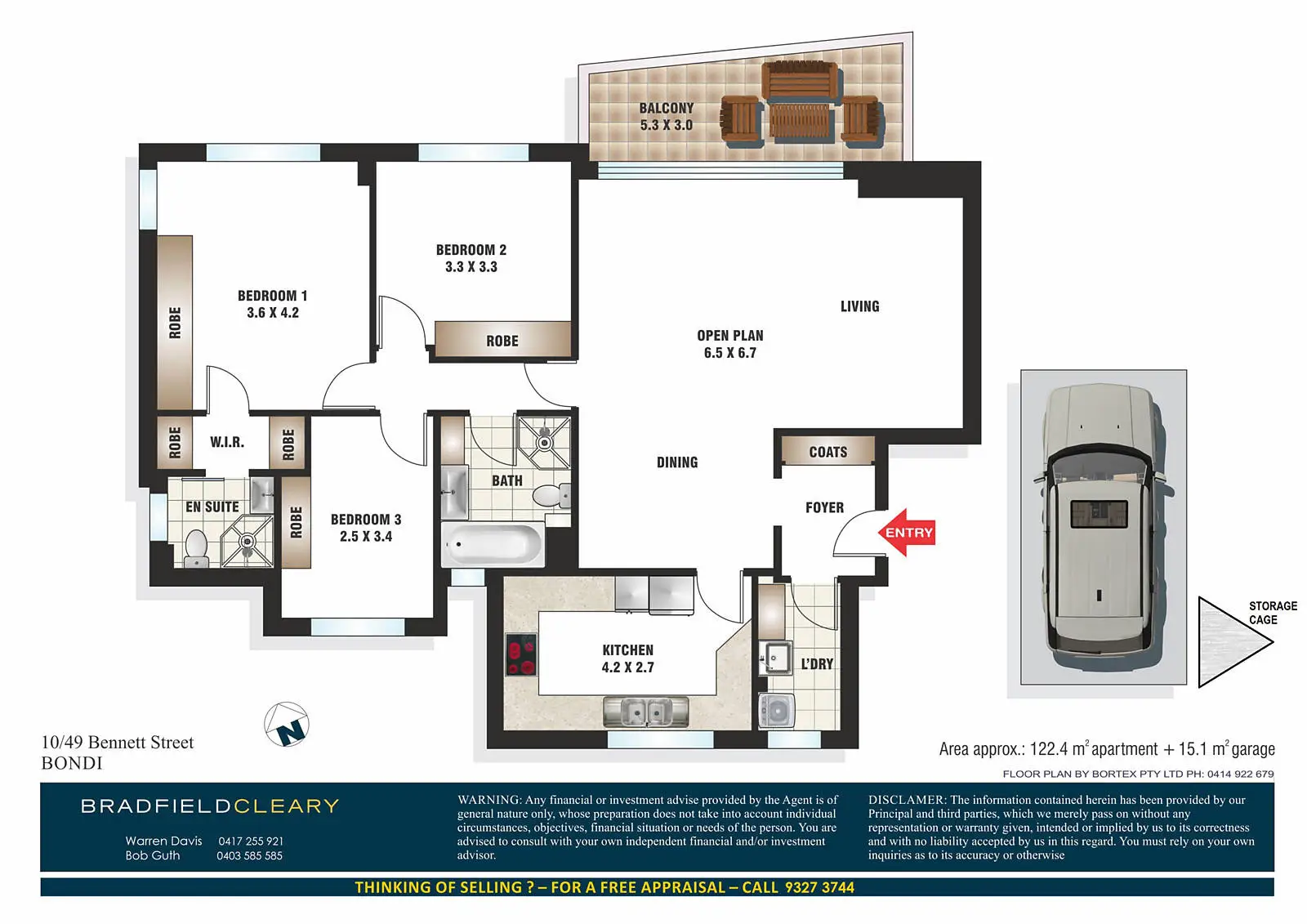 10/49 Bennett Street, Bondi Sold by Bradfield Badgerfox - image 1