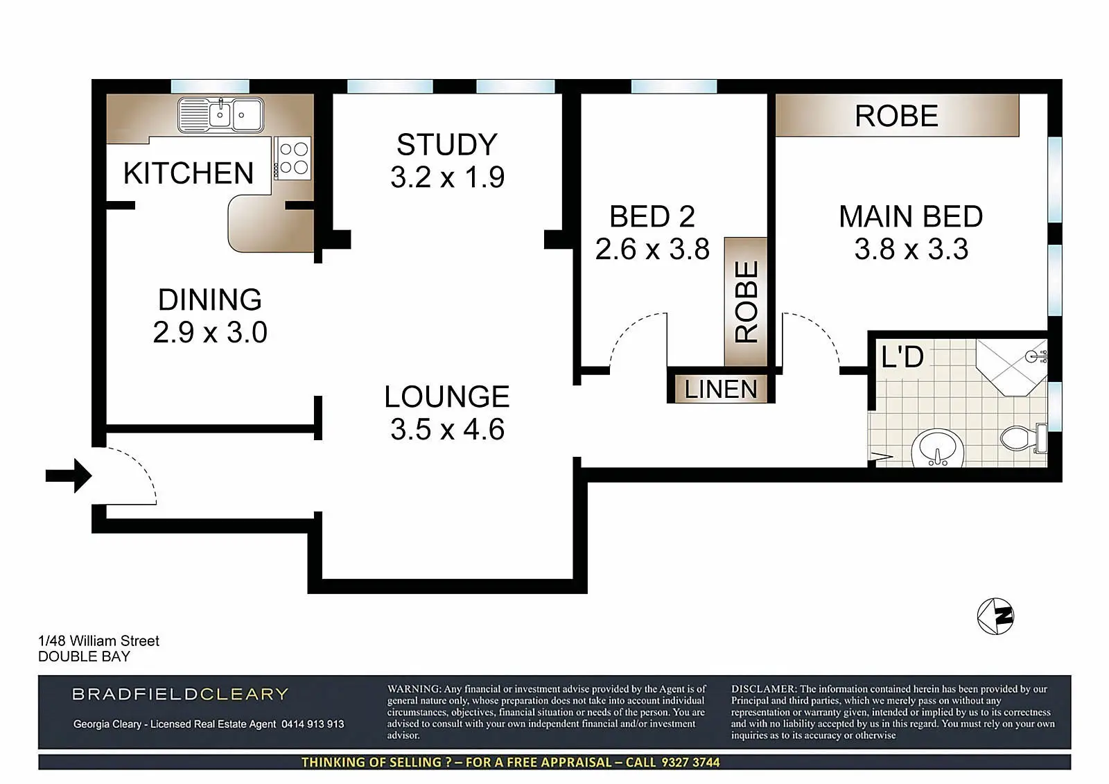 1/48 William Street, Double Bay Sold by Bradfield Badgerfox - image 1