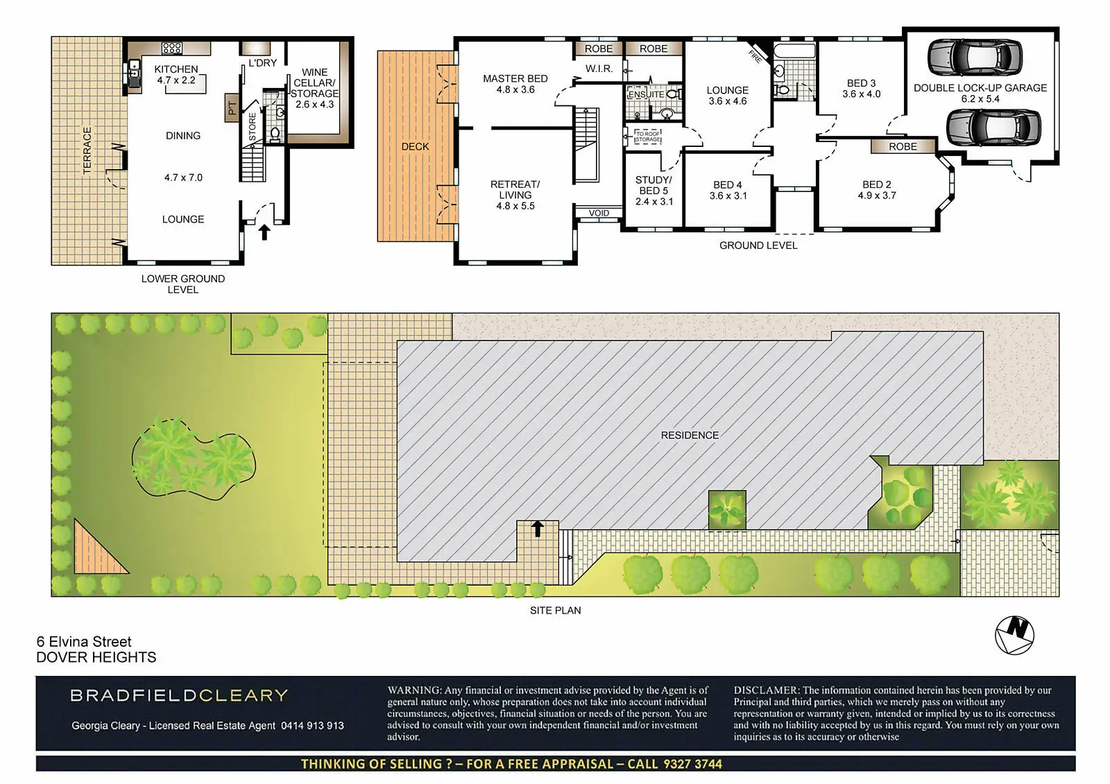 6 Elvina Street, Dover Heights Sold by Bradfield Badgerfox - image 1