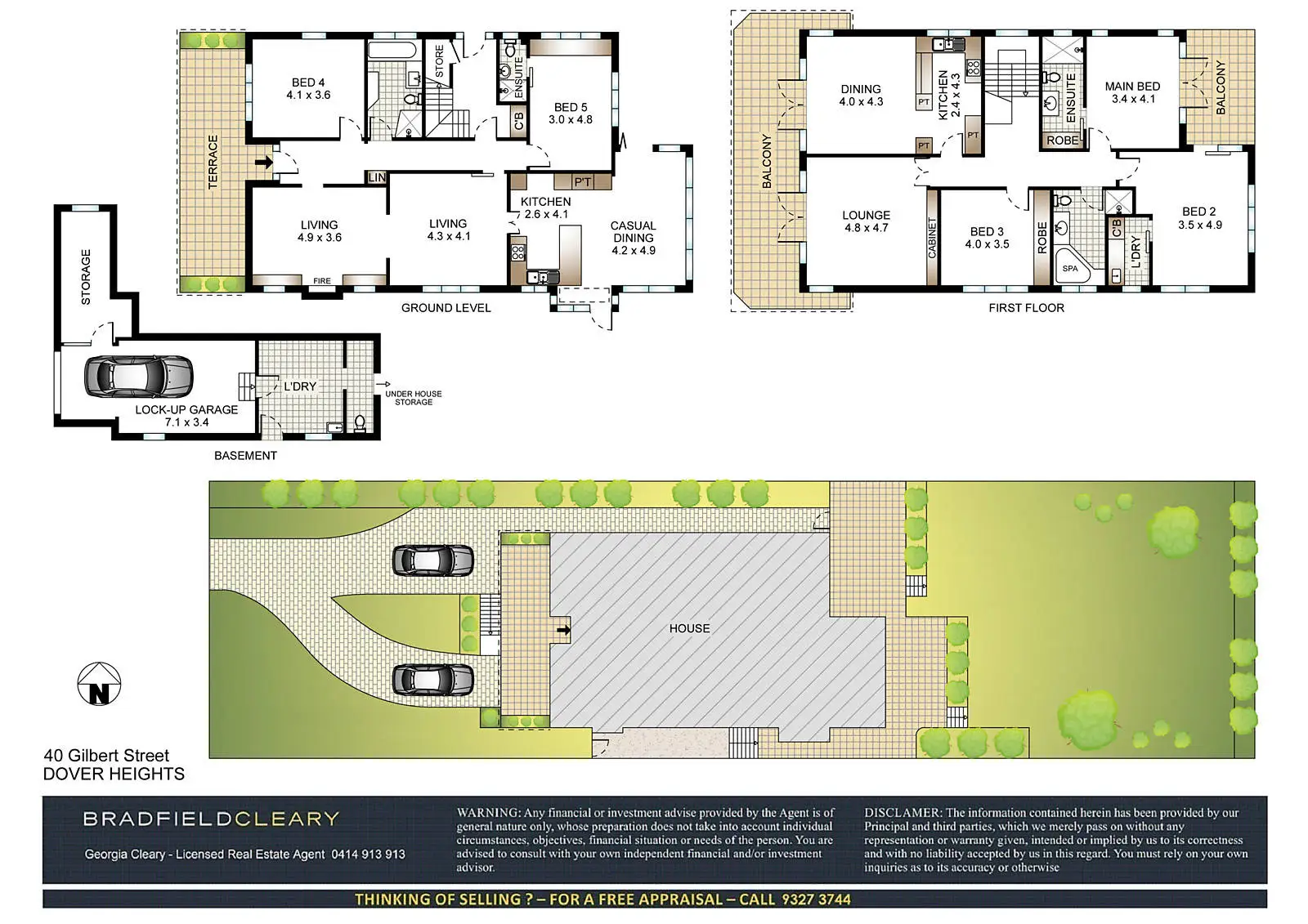 40 Gilbert Street, Dover Heights Sold by Bradfield Badgerfox - image 1
