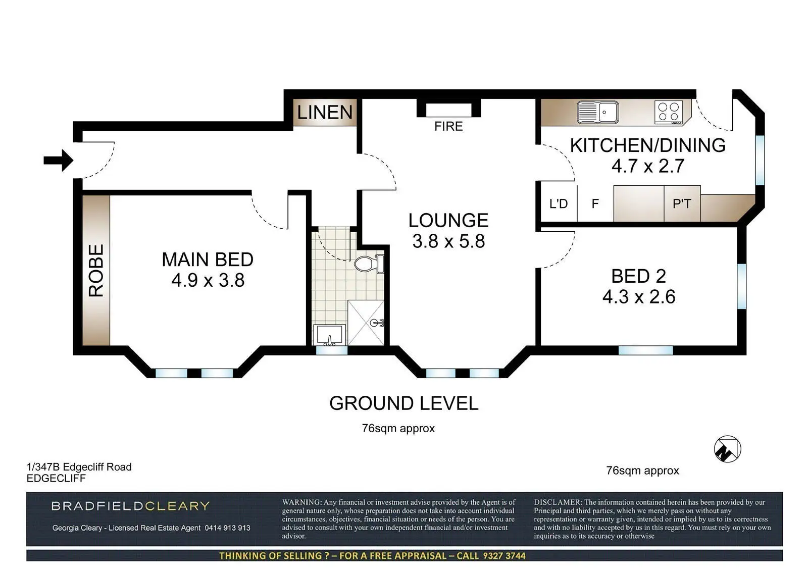 1/347B Edgecliff Road, Edgecliff Sold by Bradfield Badgerfox - image 1