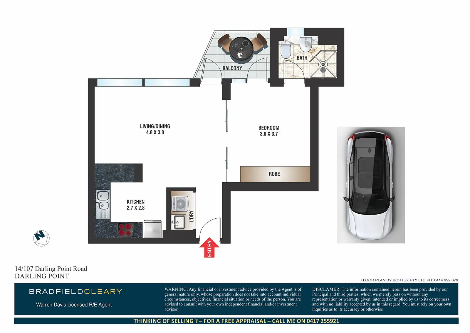 14/107 Darling Point Road, Darling Point Sold by Bradfield Badgerfox - image 1