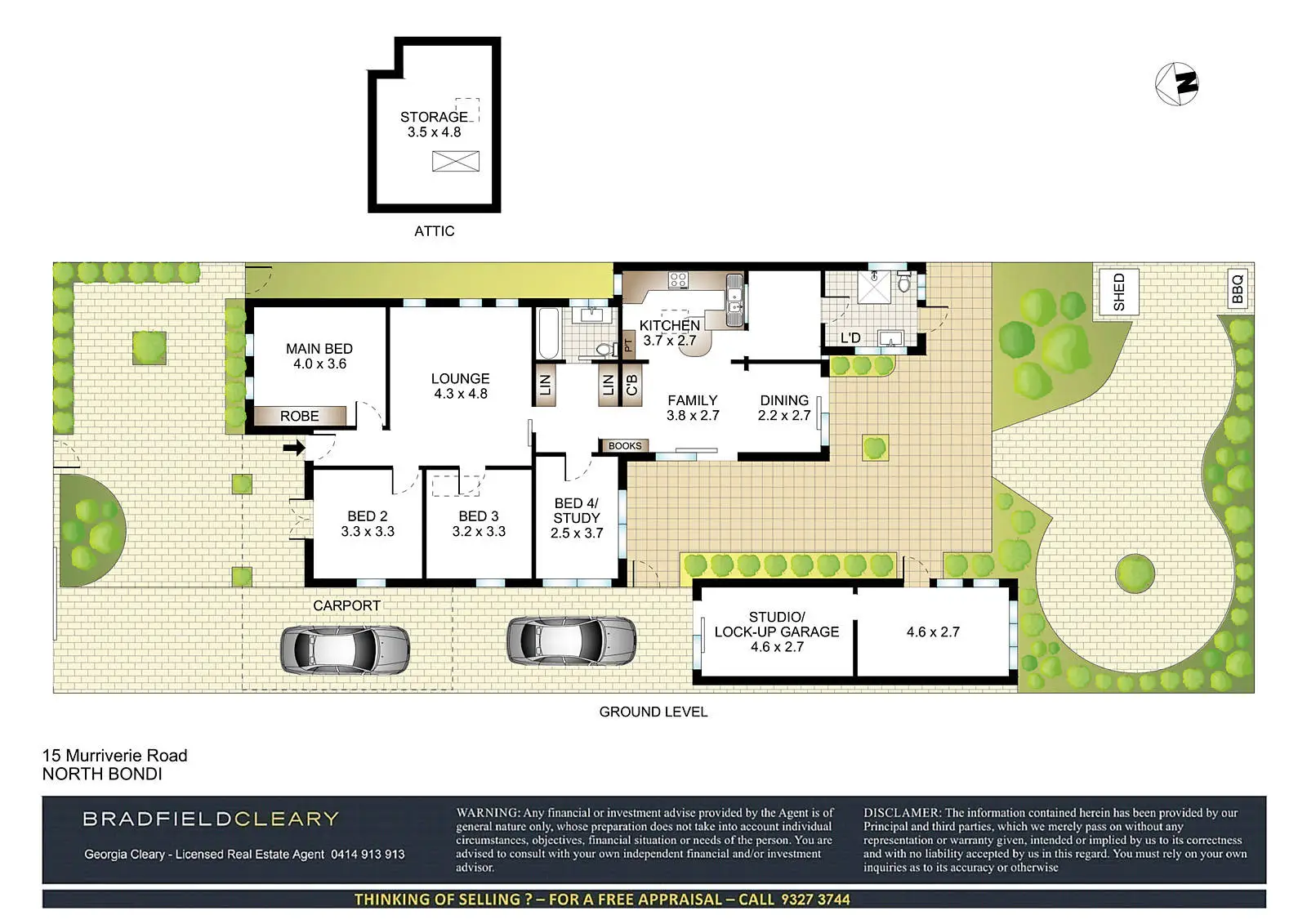 15 Murriverie Road, North Bondi Sold by Bradfield Badgerfox - image 1