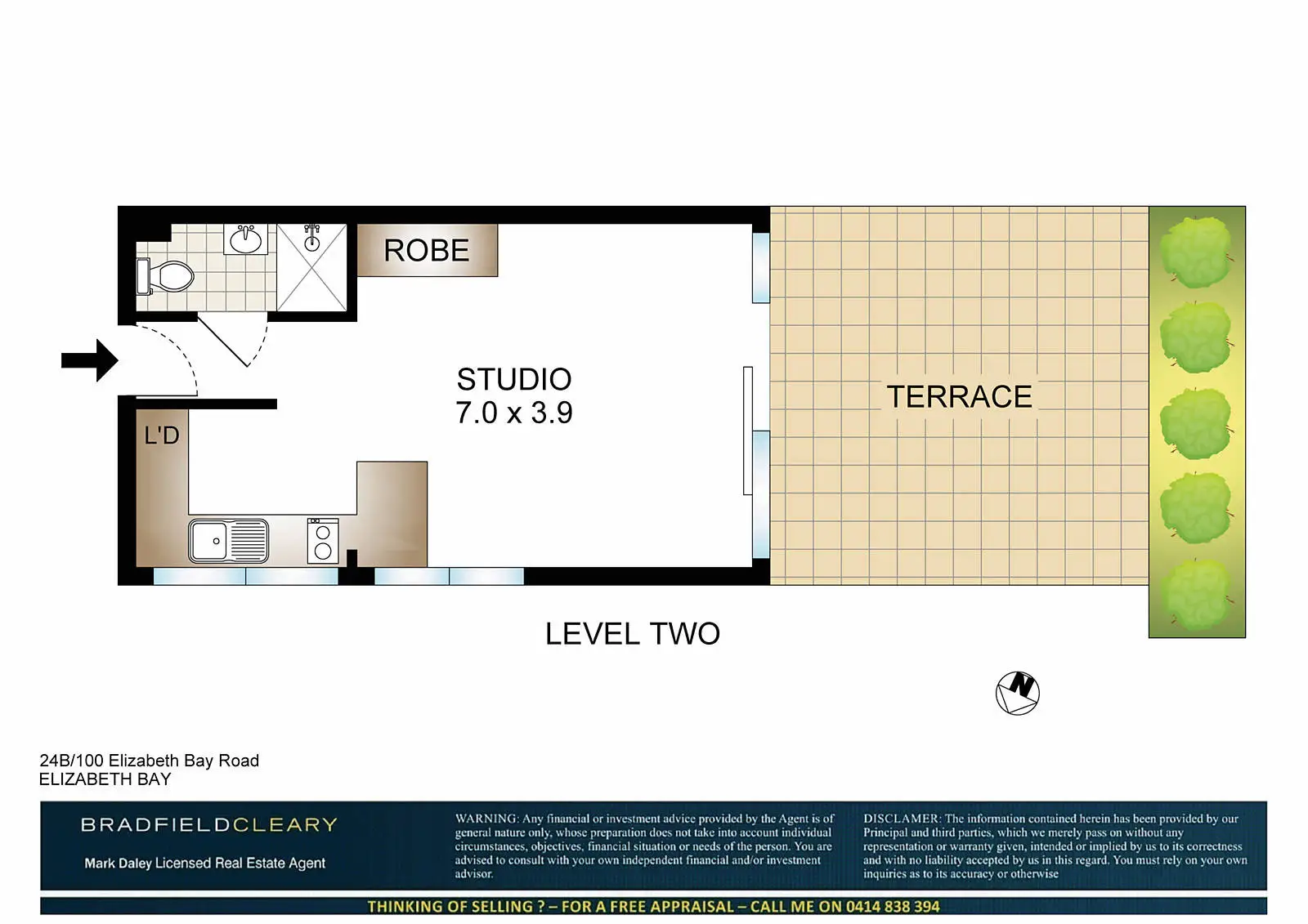 24B/100 Elizabeth Bay Road, Elizabeth Bay Sold by Bradfield Badgerfox - image 1