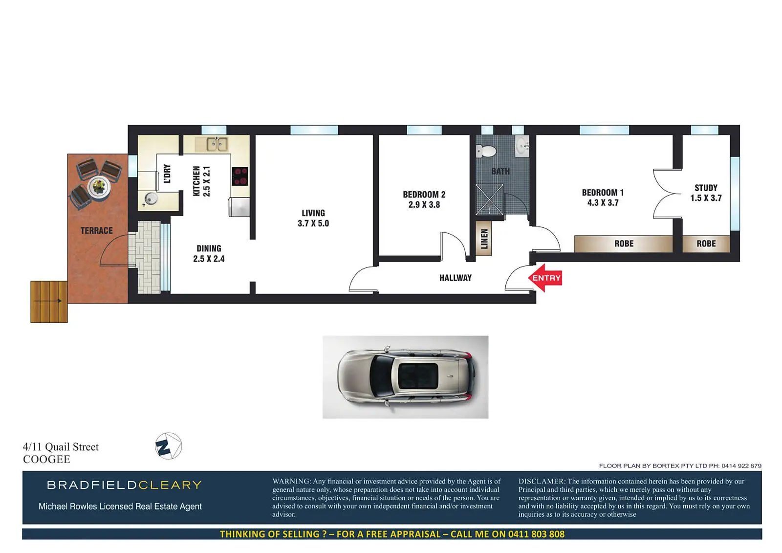 4/11 Quail Street, Coogee Sold by Bradfield Badgerfox - image 1