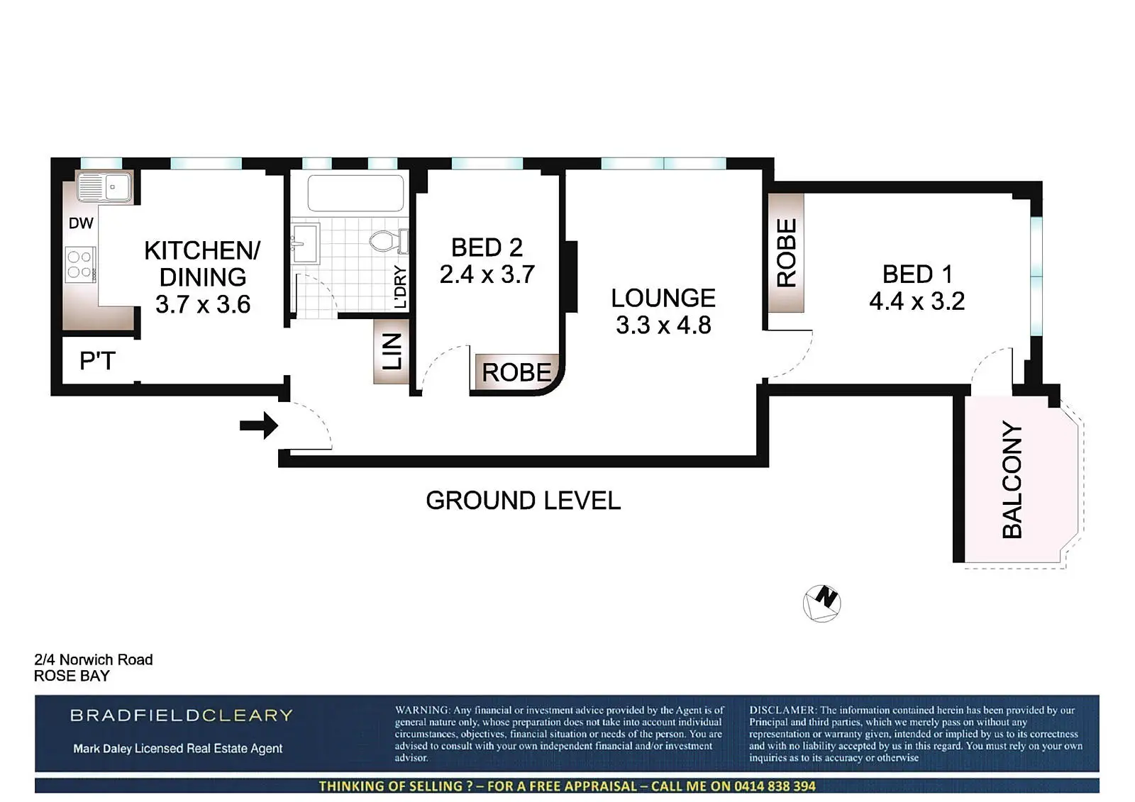 2/4 Norwich Road, Rose Bay Sold by Bradfield Badgerfox - image 1