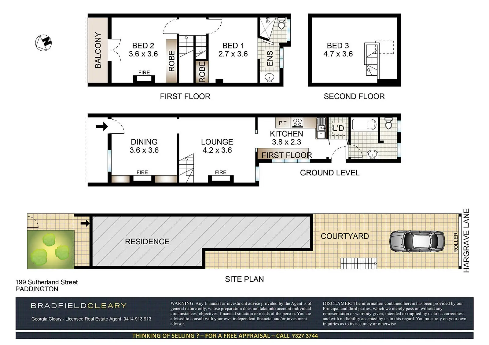 199 Sutherland Street, Paddington Sold by Bradfield Badgerfox - image 1