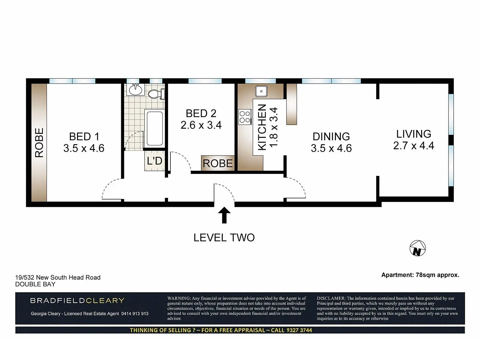 19/532 New South Head Road, Double Bay Sold by Bradfield Badgerfox - image 1