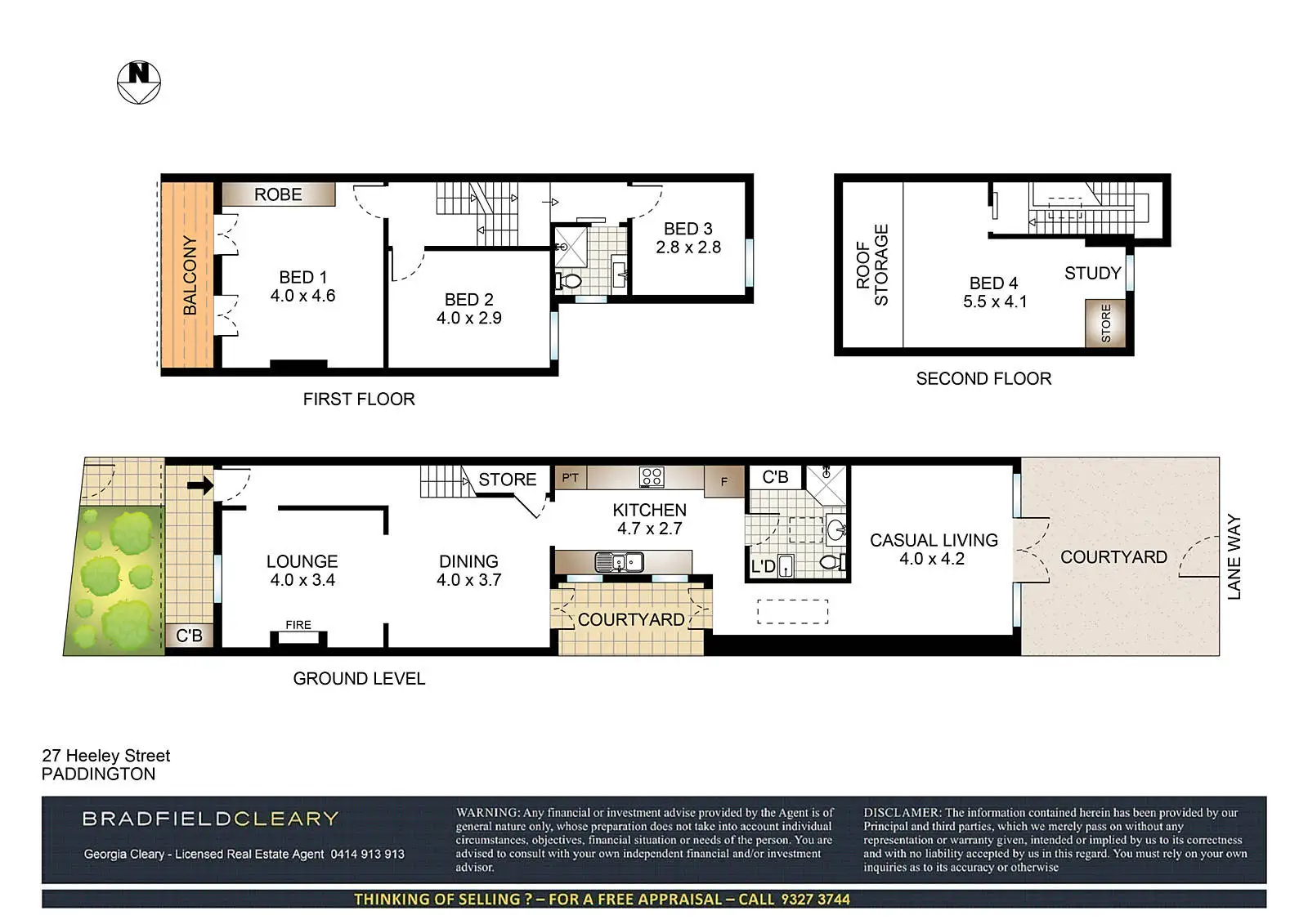 27 Heeley Street, Paddington Sold by Bradfield Badgerfox - image 1