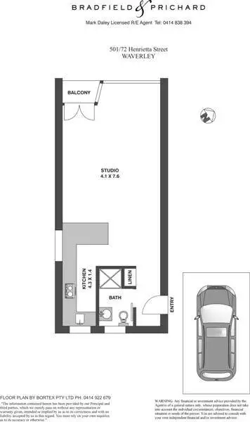 501/72 Henrietta Street, Bronte Sold by Bradfield Badgerfox - image 1