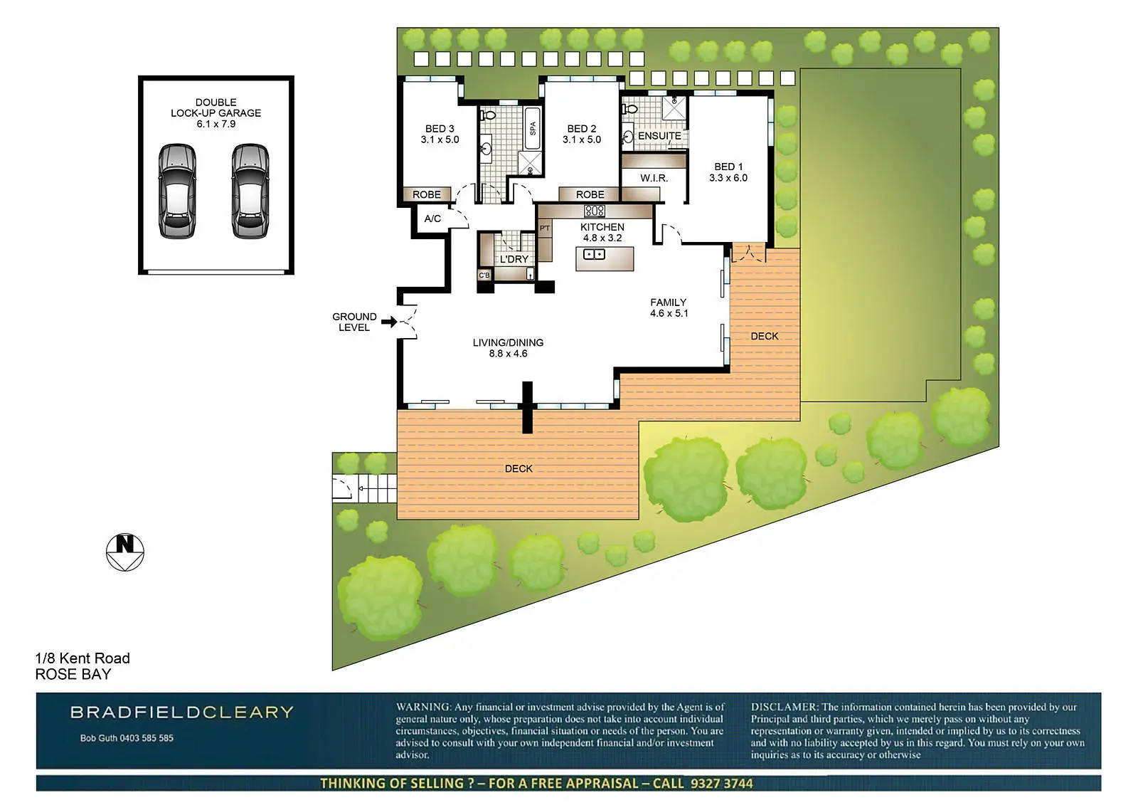 1/8 Kent Road, Rose Bay Sold by Bradfield Badgerfox - image 1