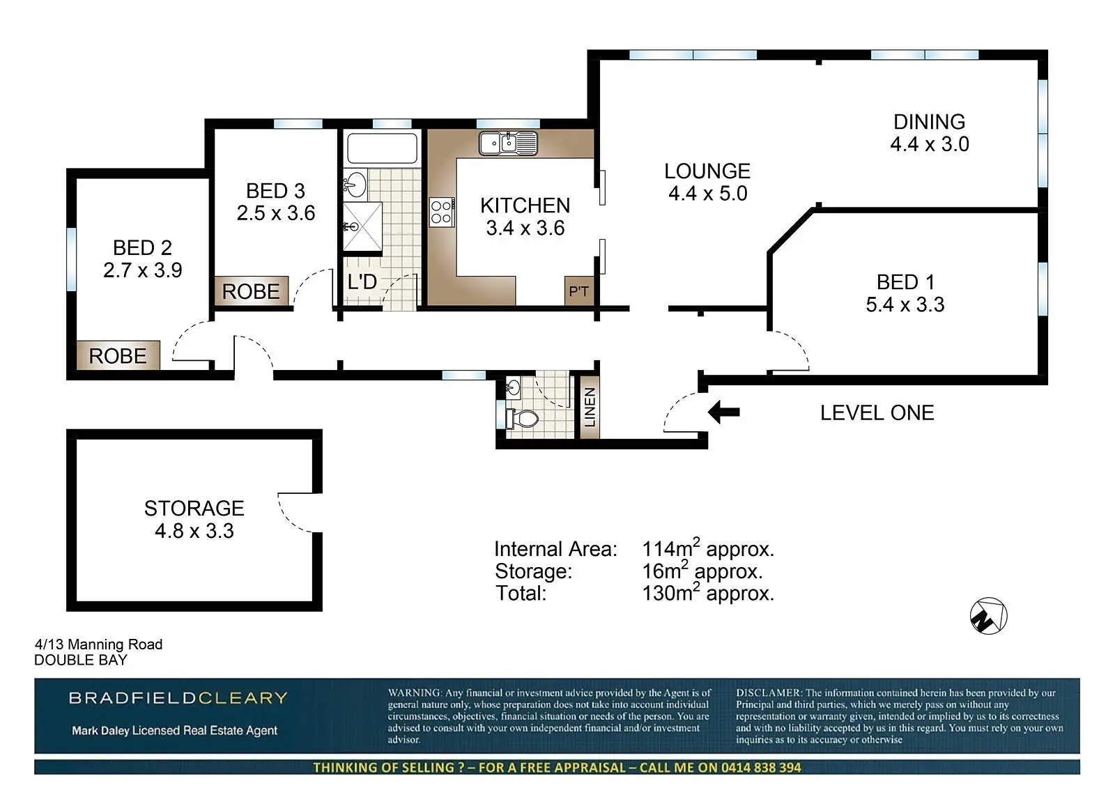 4/13 Manning Road, Double Bay Sold by Bradfield Badgerfox - image 1
