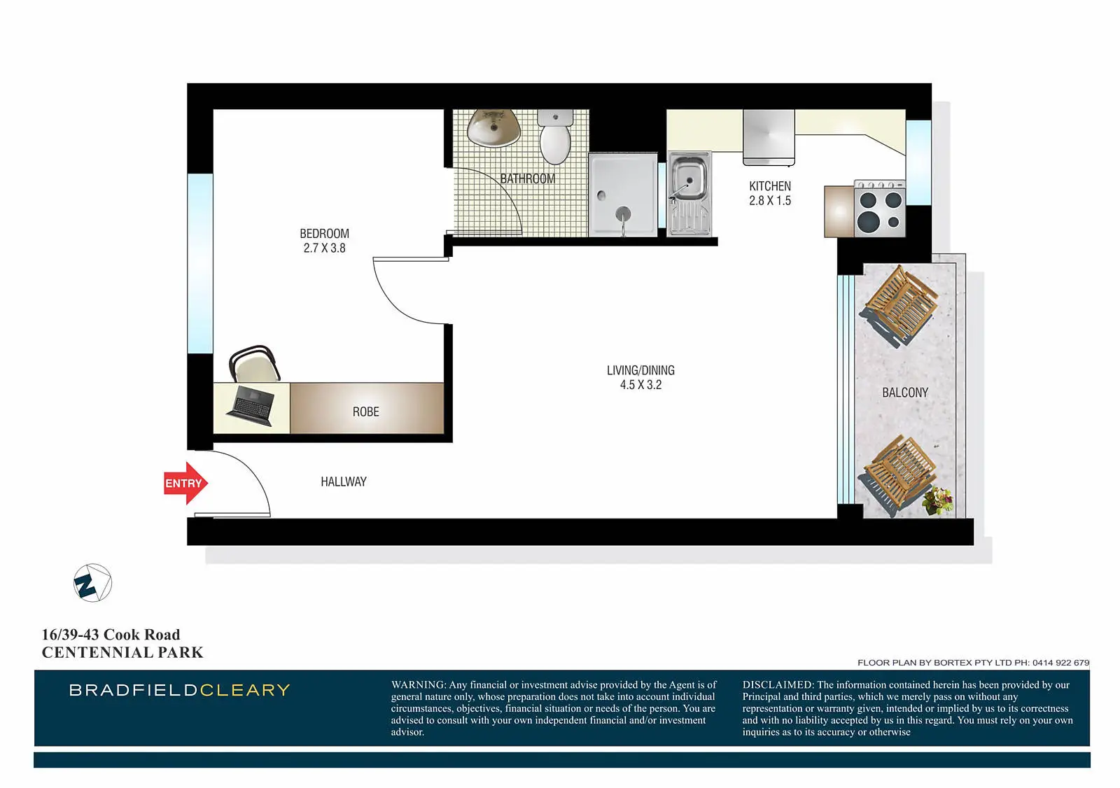 16/39-43 Cook Road, Centennial Park Sold by Bradfield Badgerfox - image 1